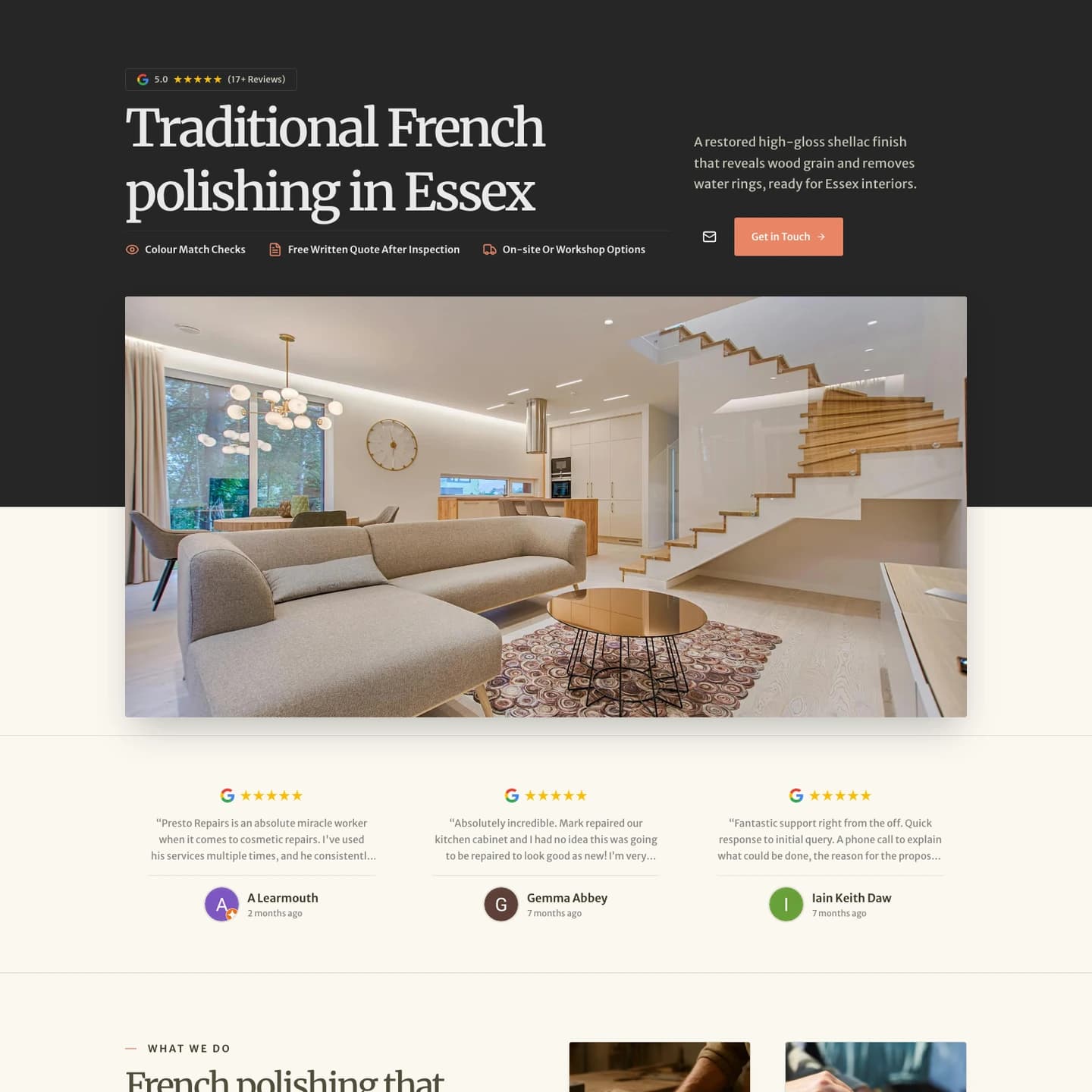 Essex French Polishing
